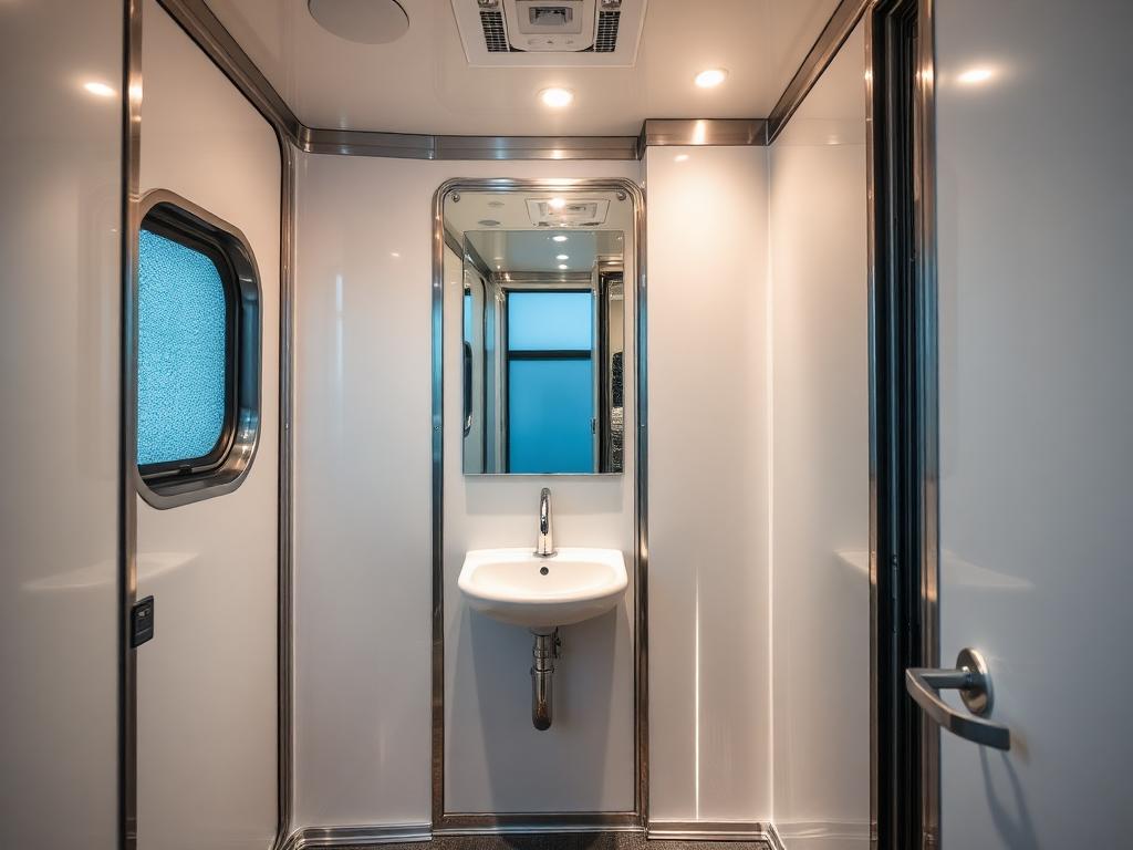 Luxury Restroom Trailers in Twin Lake, MI